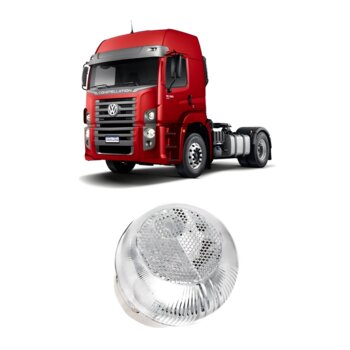 LANTERNA PISCA ESTRIBO V.W CONSTELLATION LED CRISTAL/AMARELO
