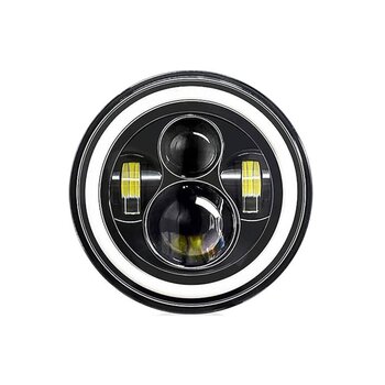 FAROL REDONDO H4 ANGEL EYE BIVOLT 7 POLEGADA