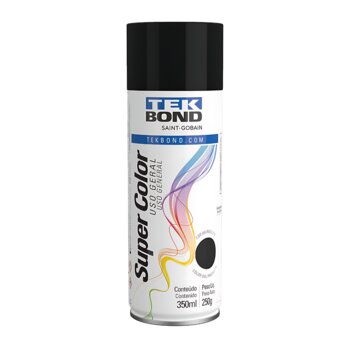 TINTA SPRAY PRETO FOSCO 350ML